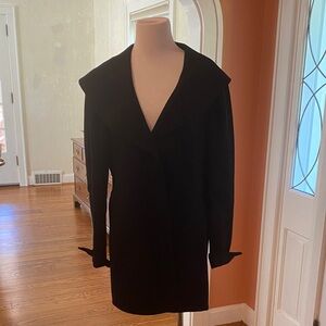 Talbots Classic Black Lightweight Wool Jacket